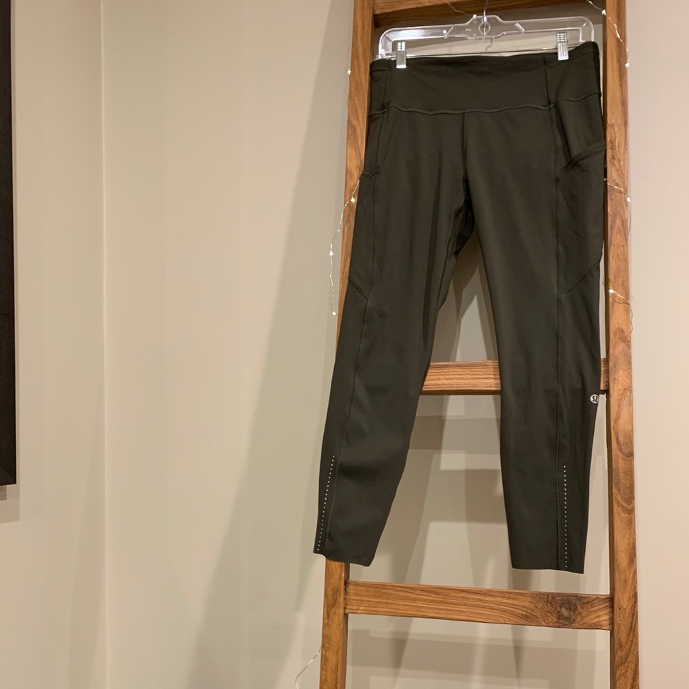 Lululemon fast and free tight 28’’, size 10, grn